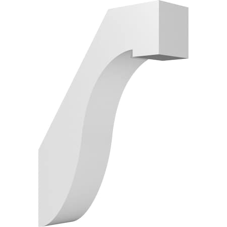 Ekena Millwork 3-in. W x 10-in. D x 14-in. H Del Monte Architectural Grade PVC Knee Brace BRCP03X10X14DEL